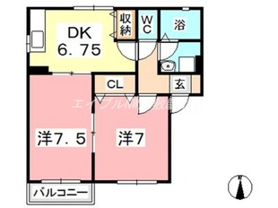 グランメール　Cの物件間取画像